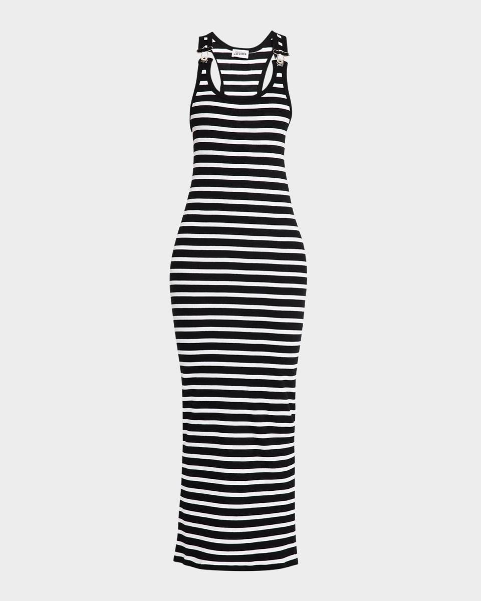 Mariniere Rib Maxi Tank Dress