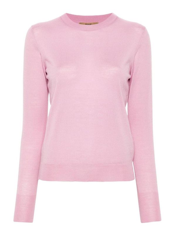 Nuur Pull Col Rond - Rose