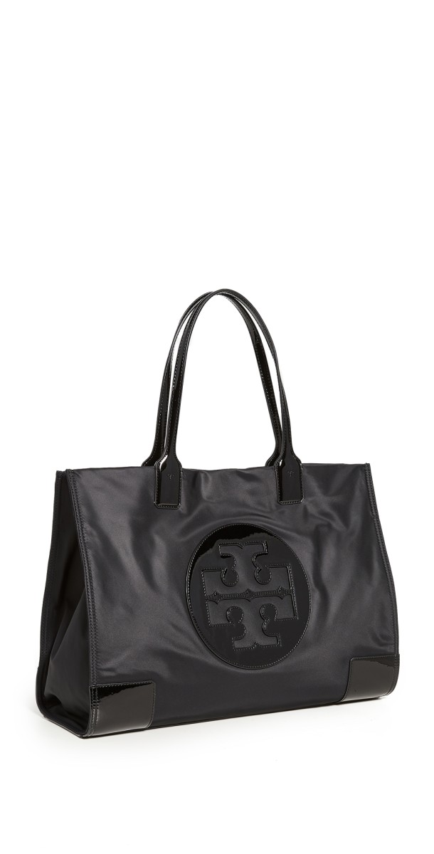 Tory Burch Ella Patent Tote Black