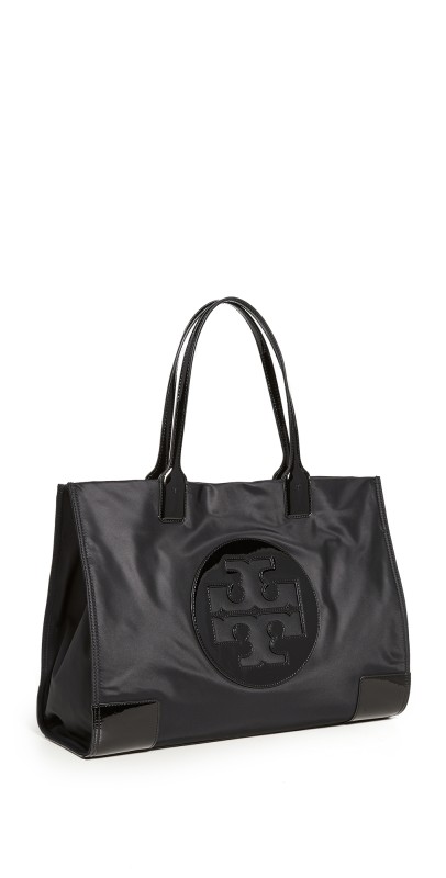 Tory Burch Ella Patent Tote Black