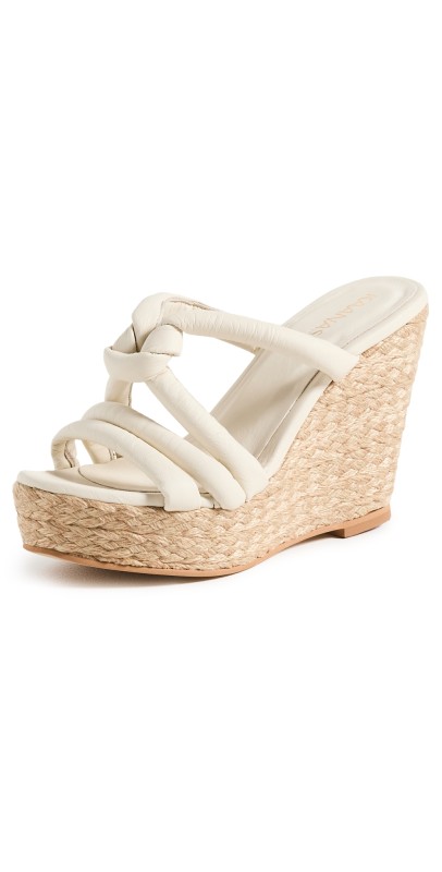 KAANAS Daniela Wedges Ivory