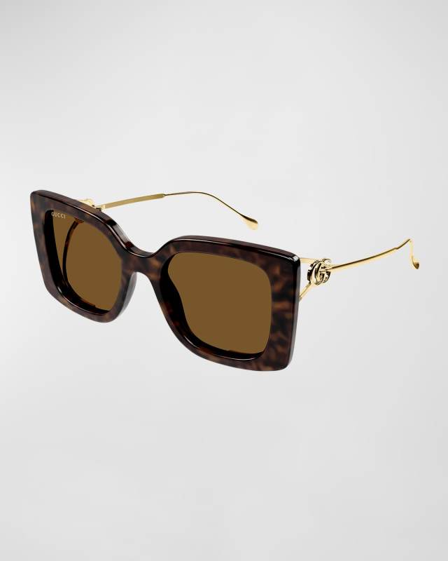 GG Mixed-Media Butterfly Sunglasses