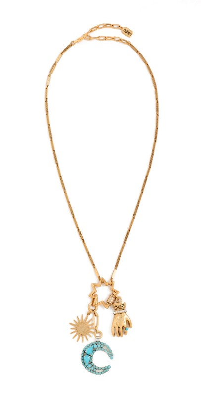 Elizabeth Cole Starburst Necklace Gold