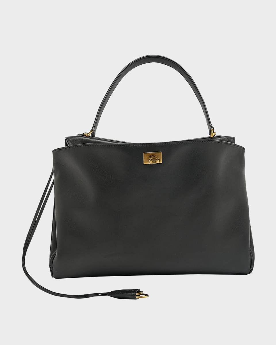 Rodeo Medium Leather Top-Handle Bag