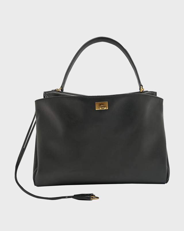 Rodeo Medium Leather Top-Handle Bag