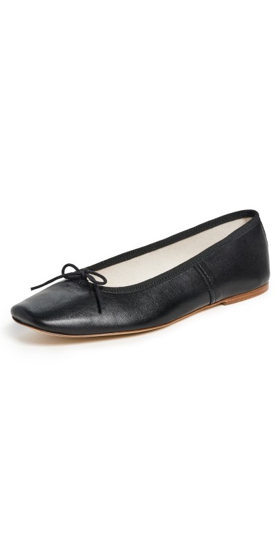 A. P.C. Ballerines Leah Flats Black