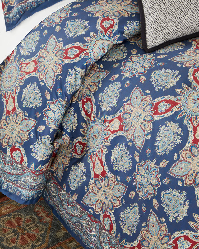 Archer Foulard Comforter, KING