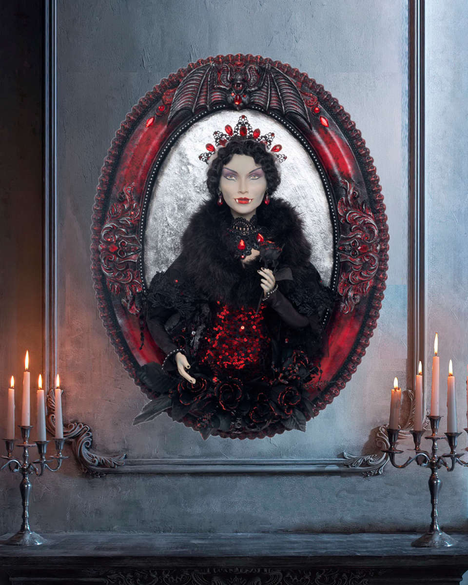 Countess Lilith VonBitten Halloween Wall Piece