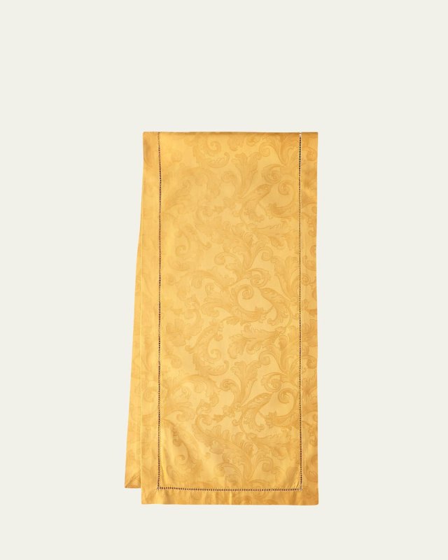 Acanthus Jacquard Table Runner, 15" x 72"