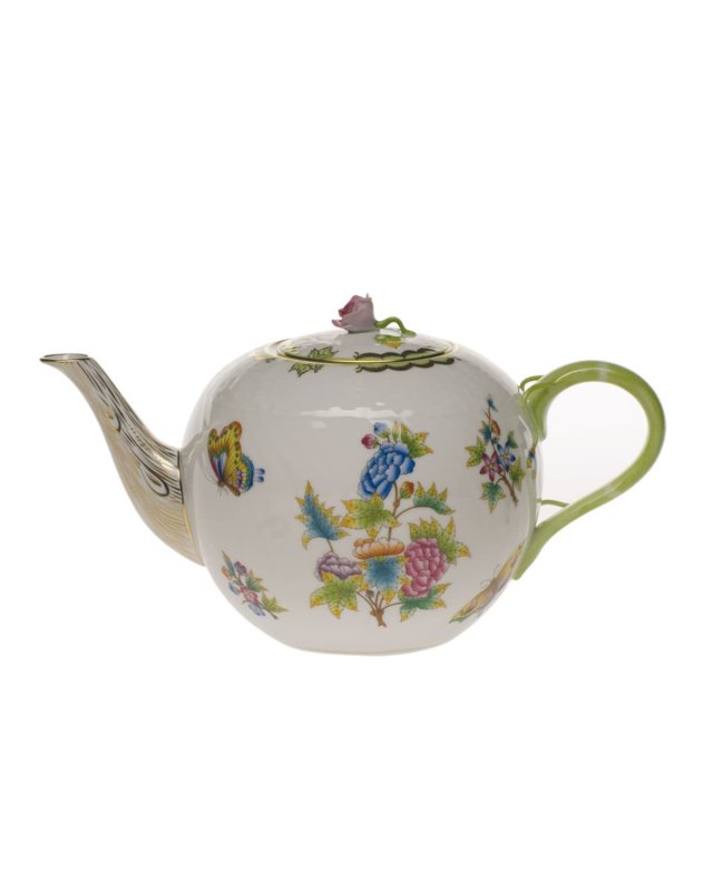 Queen Victoria Teapot with Rose Finial