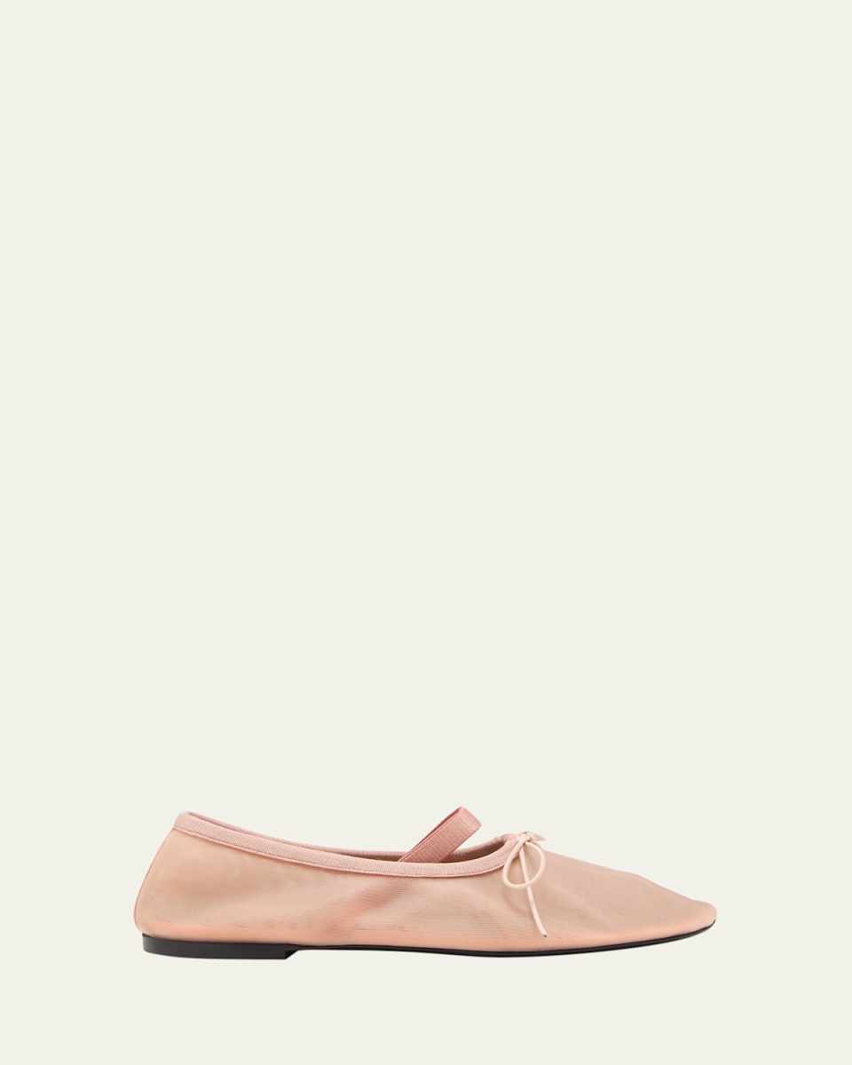 Glove Classic Mary Jane Mesh Ballerina Flats