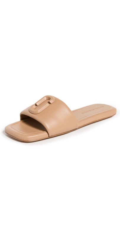 Marc Jacobs The J Marc Leather Sandals Camel