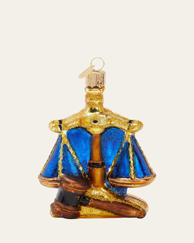 Scales of Justice Christmas Ornament