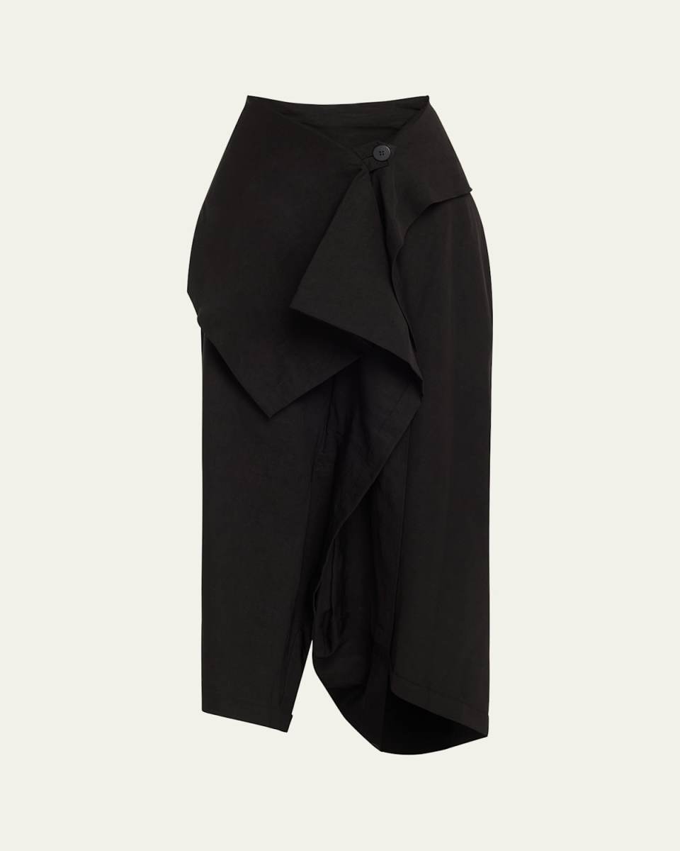 Enclothe Wide Leg Linen Pants