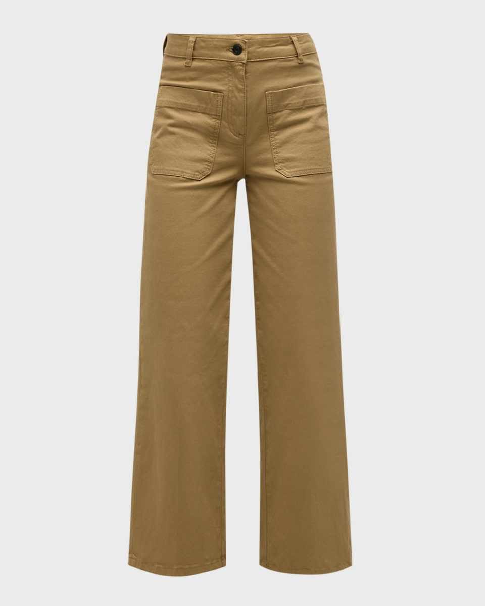 Delias Cropped Straight-Leg Pants