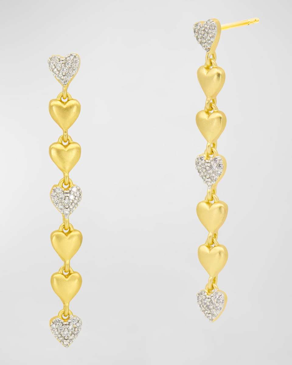 From the Heart Linear Earrings