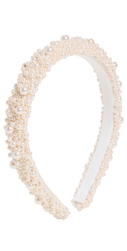 Jennifer Behr Brittany Headband Pearl
