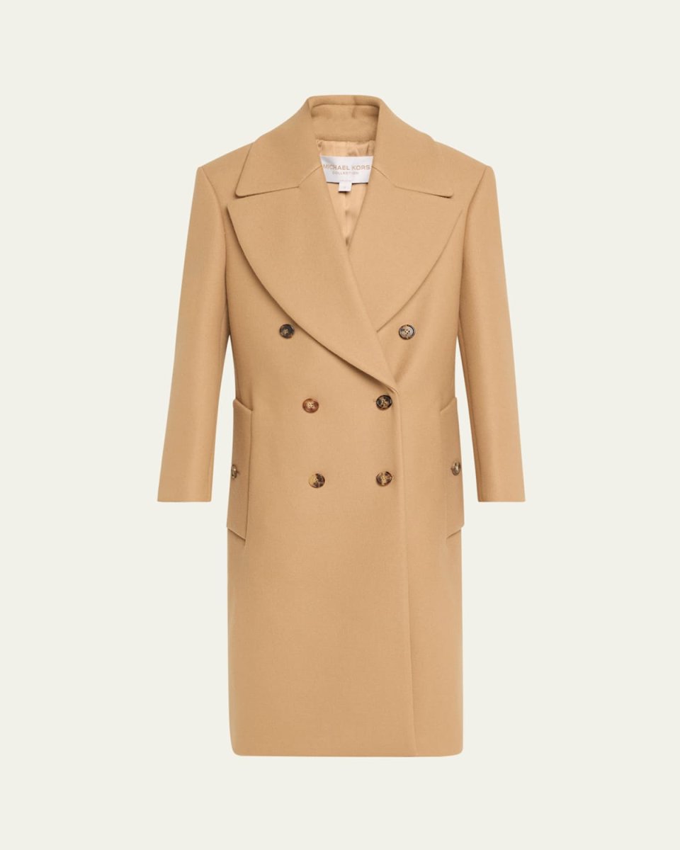 Double-Breasted Wool Coat