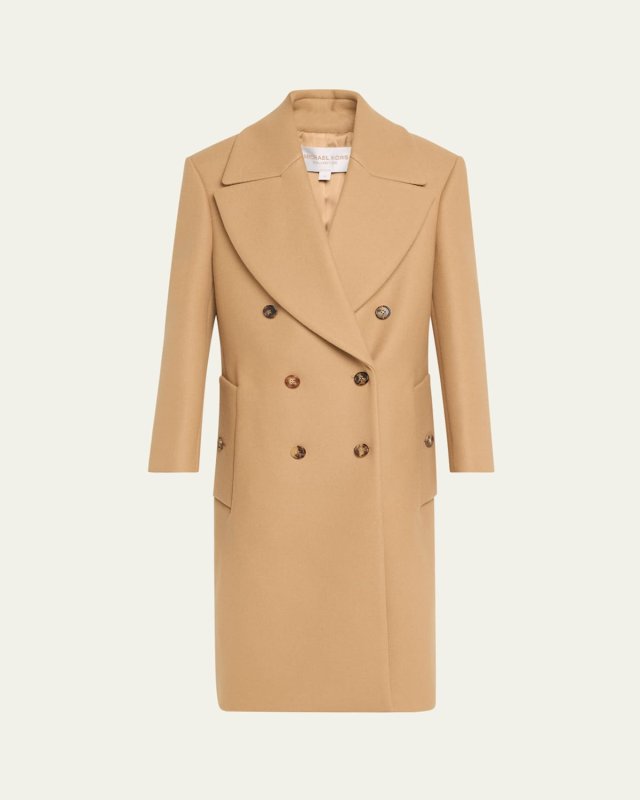 Double-Breasted Wool Coat