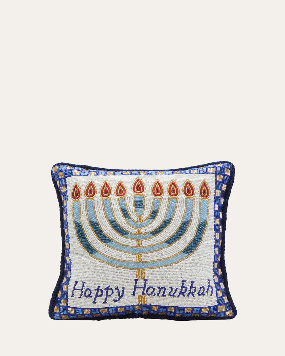 Happy Hanukkah Decorative Pillow