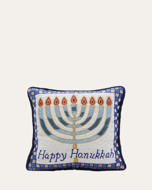 Happy Hanukkah Decorative Pillow