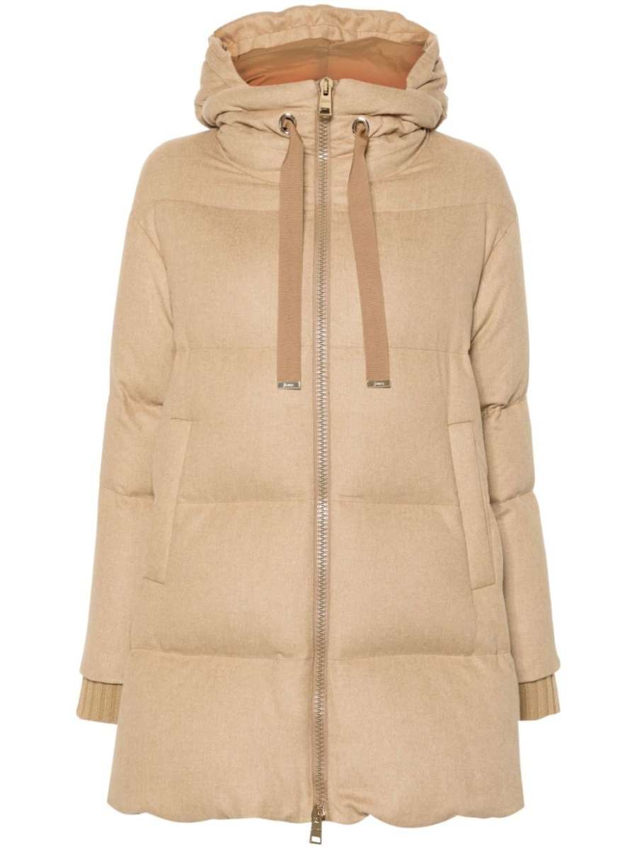 insulated hooded coat