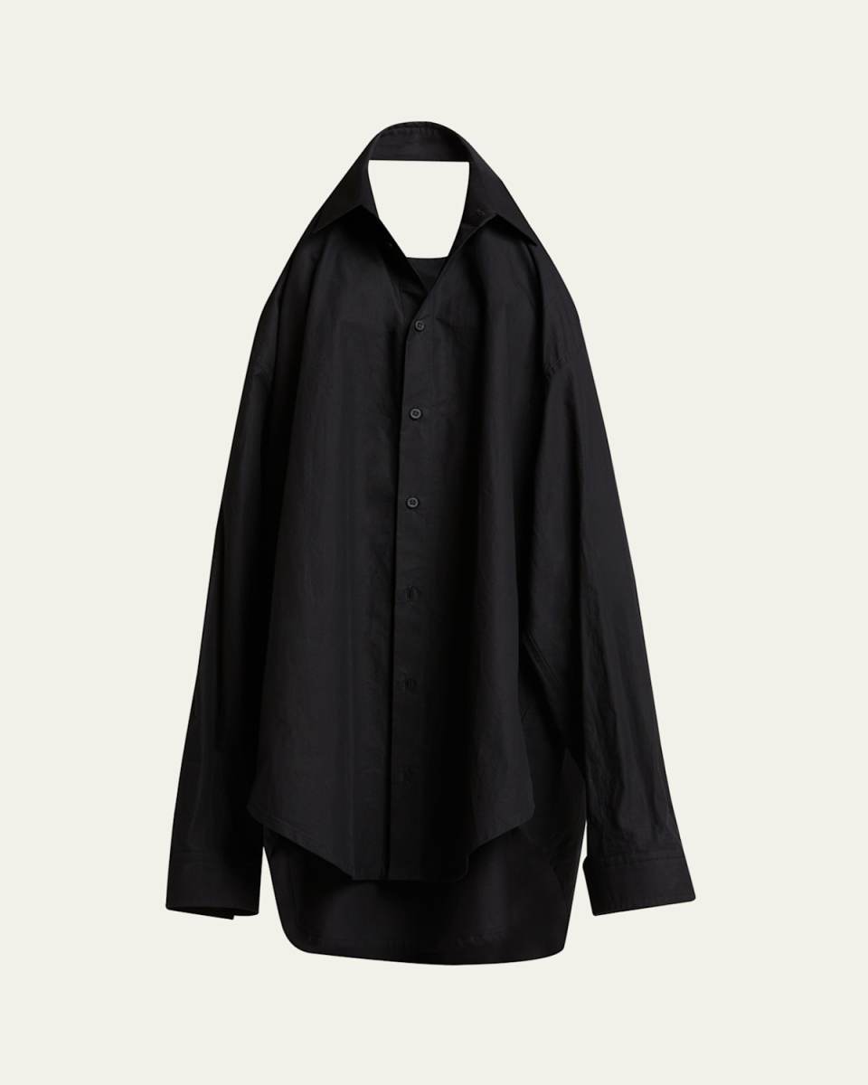 Suspended Poplin Shirtdress