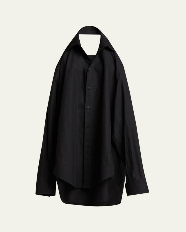 Suspended Poplin Shirtdress