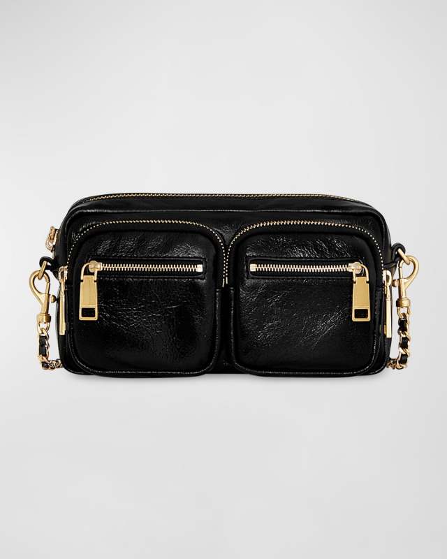Surplus Small Patent Leather Crossbody Bag