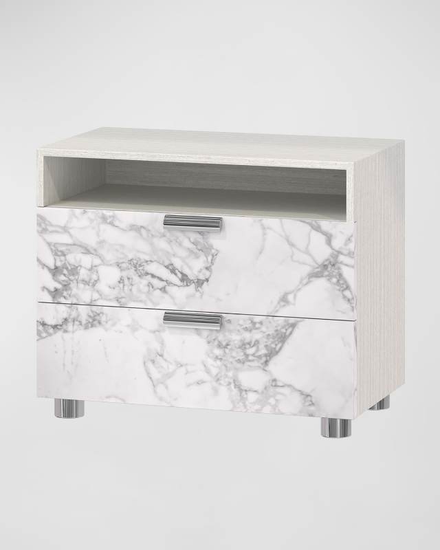 Stratum 2-Drawer Nightstand