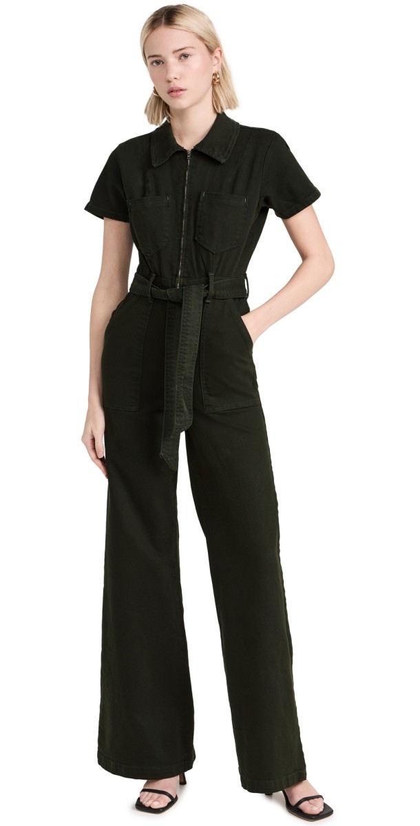 Good American Fit For Success Palazzo Jumpsuit Fatigue001
