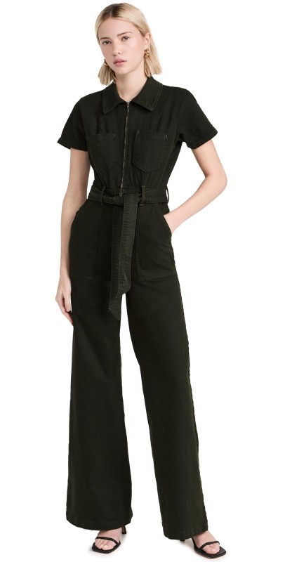 Good American Fit For Success Palazzo Jumpsuit Fatigue001