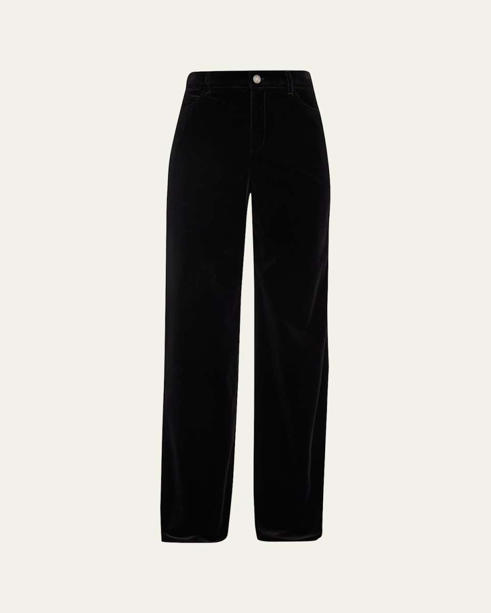 Velvet Straight Leg Pants