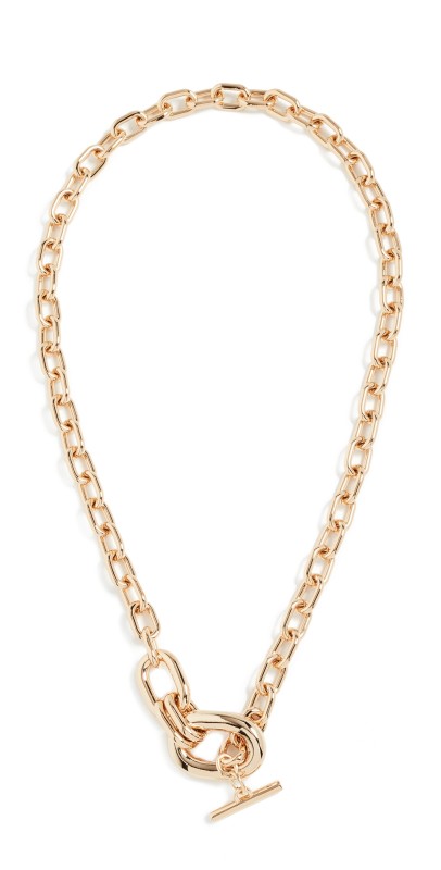 rabanne XL Link Pendant Necklace Gold