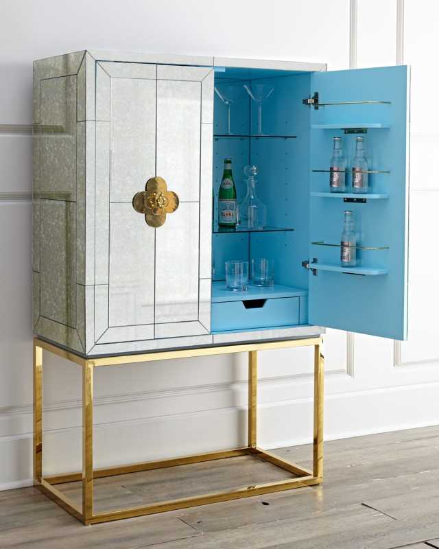 Delphine Mirrored Bar