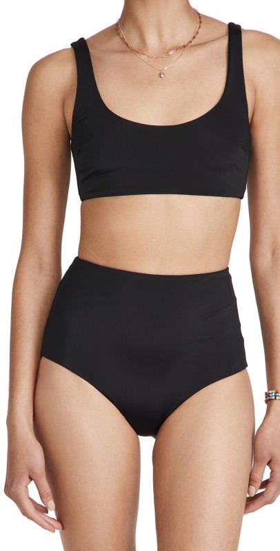 MARA HOFFMAN Lira Top Black