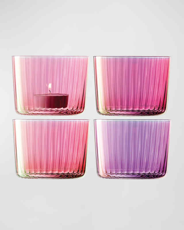 Gems Tealight Holders, Set of 4