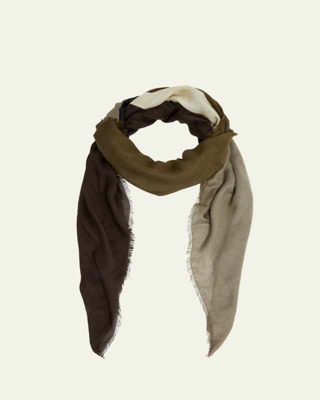 Gradient Modal-Cashmere Scarf