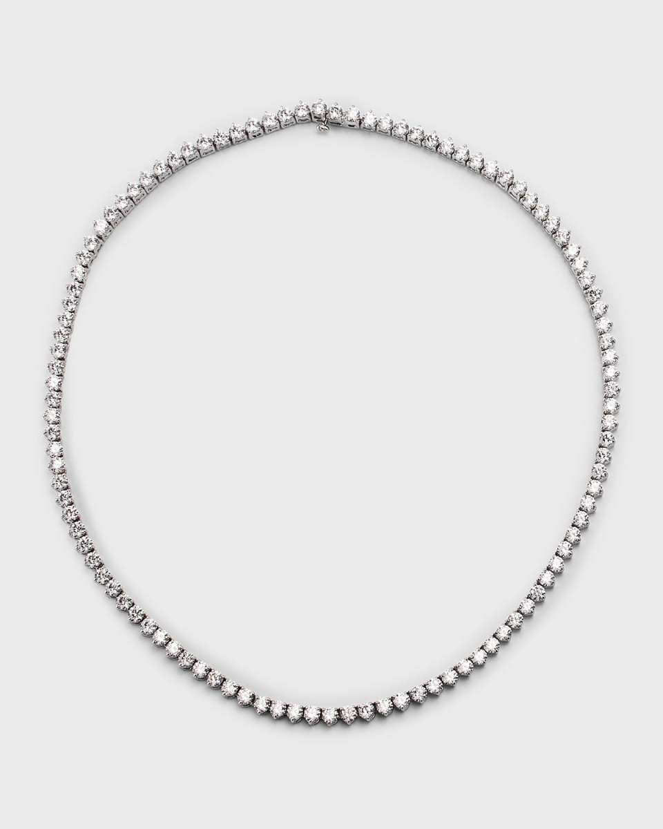 3.25mm Round Tennis Necklace