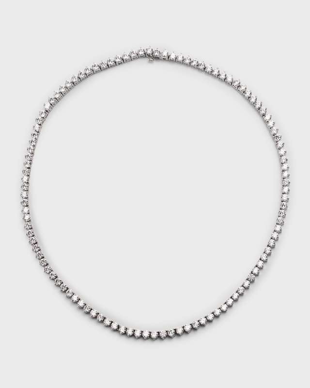 3.25mm Round Tennis Necklace