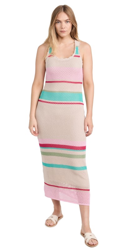 Z Supply Ibiza Stripe Dress Natural