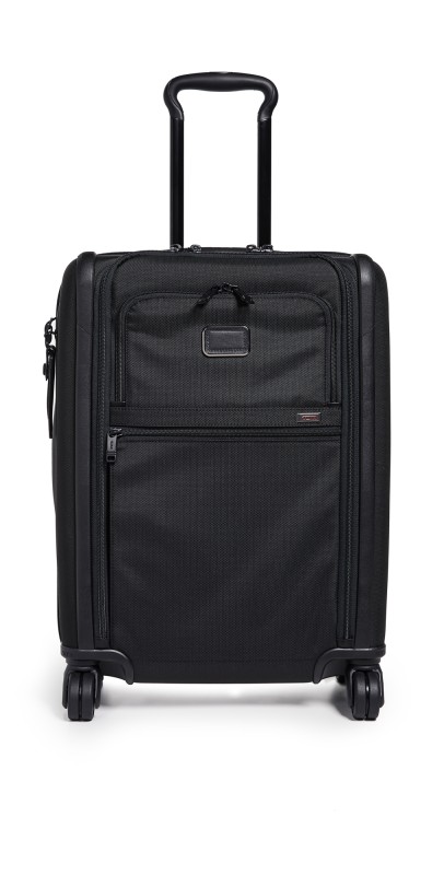 TUMI Alpha Continental Dual Access 4 Wheel Carry On Suitcase Black