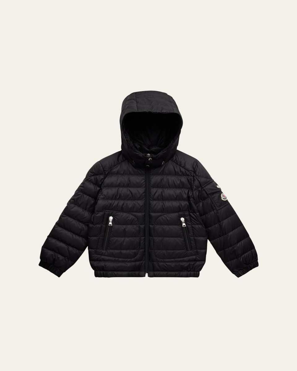 Boy's Lauros Hooded Puffer Jacket, Size 4-