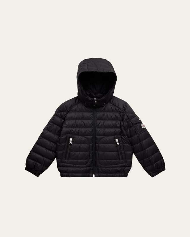 Boy's Lauros Hooded Puffer Jacket, Size 4-