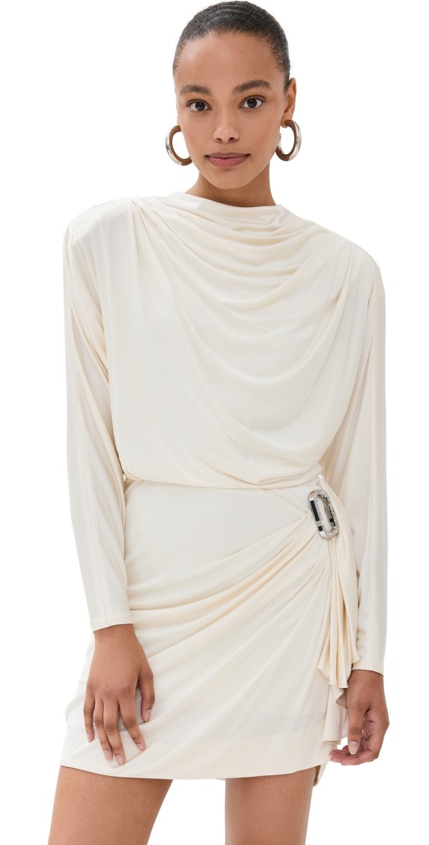 Marc Jacobs Draped Dress Ivory