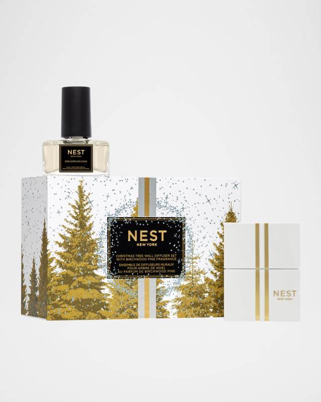 Christmas Tree Wall Diffuser Birchwood Pine Set