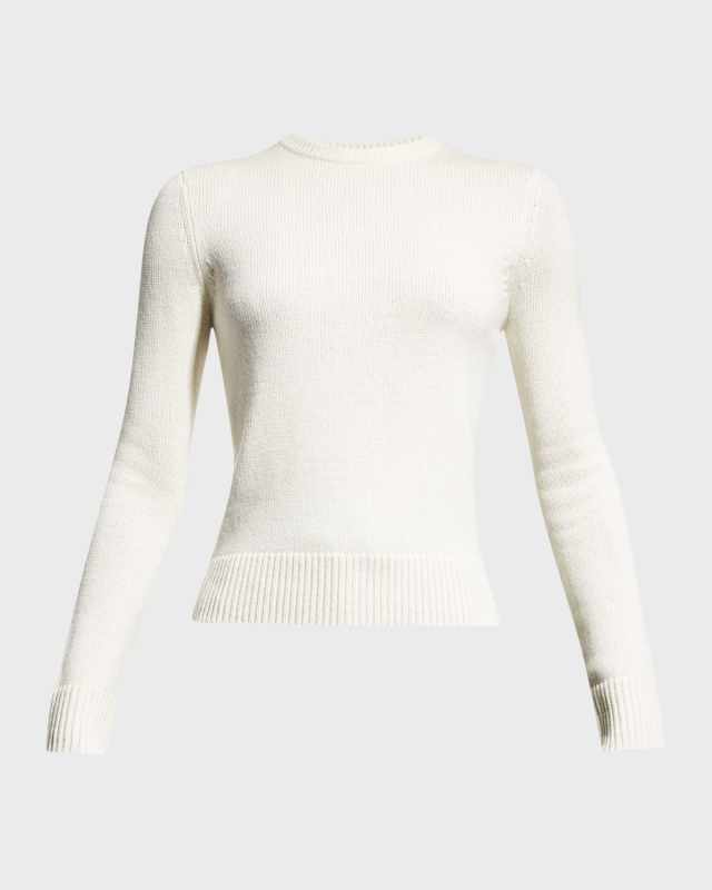 Fitted Cashmere Sweat