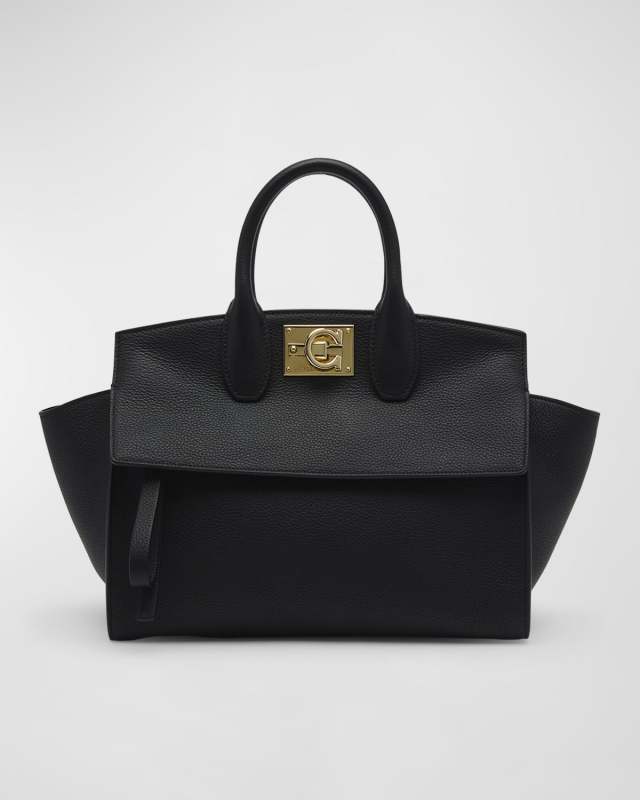 The Studio Soft Small Leather Top-Handle Bag