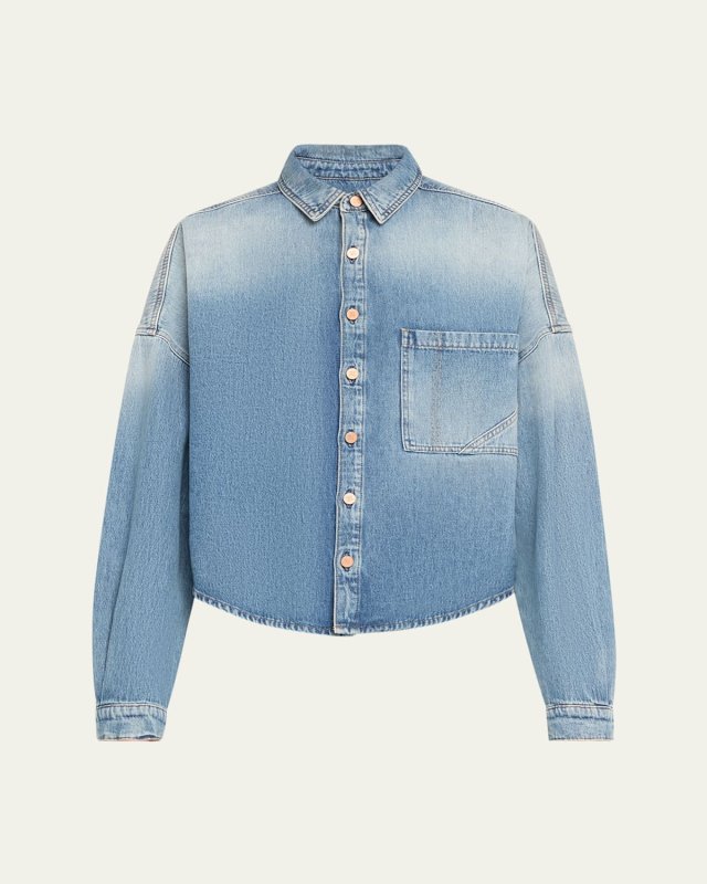 Santorini Long-Sleeve Denim Shirt