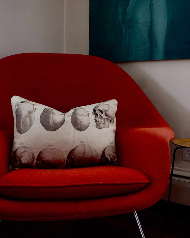 Skull Figures Pillow